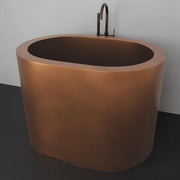Magnus 157421 48" Fisk Antique Hammered Copper Japanese Soaking Tub - view 2