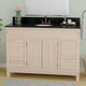 Magnus 138875 48" Narrow Mission 6 Drawer Unfinished Red Oak Vanity for Undermount Sink