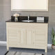 Magnus 156816 48" Unpainted Shaker Style Poplar Wood Vanity for Undermount Sink