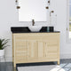 Magnus 156812 48" Unpainted Shaker Style Poplar Wood Vanity for Vessel Sink