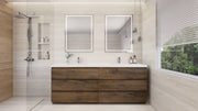 Moreno Bath FSANG84D Angeles 84" Freestanding Bathroom Vanity Set with Double Reinforced Acrylic Sinks - view 16