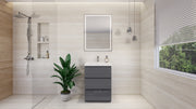 Moreno Bath FSANG24 Angeles 24" Freestanding Bathroom Vanity Set with Reinforced Acrylic Sink - view 14