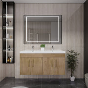 Moreno Bath ELSA48DDWH Elsa 48" Floating Double Vanity With Reinforced Acrylic Double Sink Top - view 13