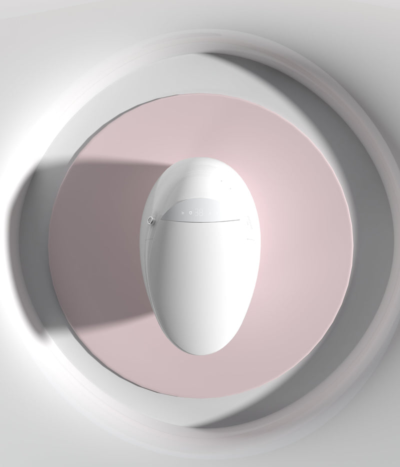 Trone STY1 Neoluxe Smart Bidet Toilet with Voice Control, ToeTouch, Auto Open and Close Lid and Heated Seat - Classic White - view 11