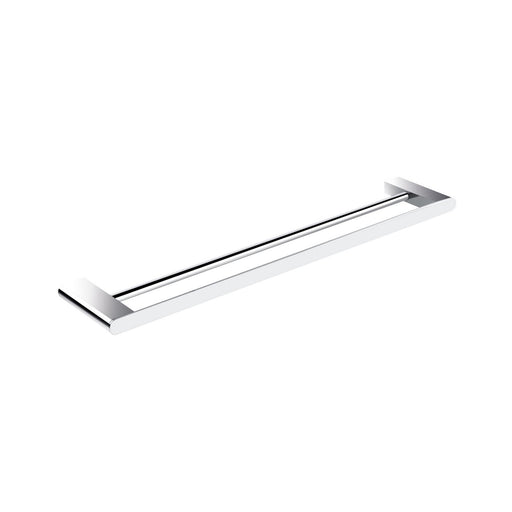 Kube Bath 5024D Aqua Chiaro 24" Double Towel Bar, Chrome