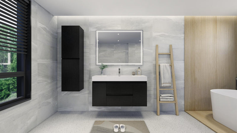 Moreno Bath FORTUNE48S Fortune 48" Floating Bathroom Vanity Set with Reinforced Acrylic Single Sink Top - view 12
