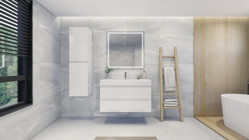 Moreno Bath FORTUNE42 Fortune 42" Floating Bathroom Vanity Set with Reinforced Acrylic Sink Top - view 11