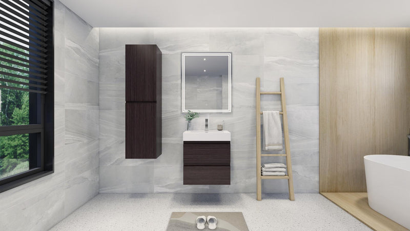 Moreno Bath FORTUNE24 Fortune 24" Floating Bathroom Vanity Set with Reinforced Acrylic Sink Top - view 14
