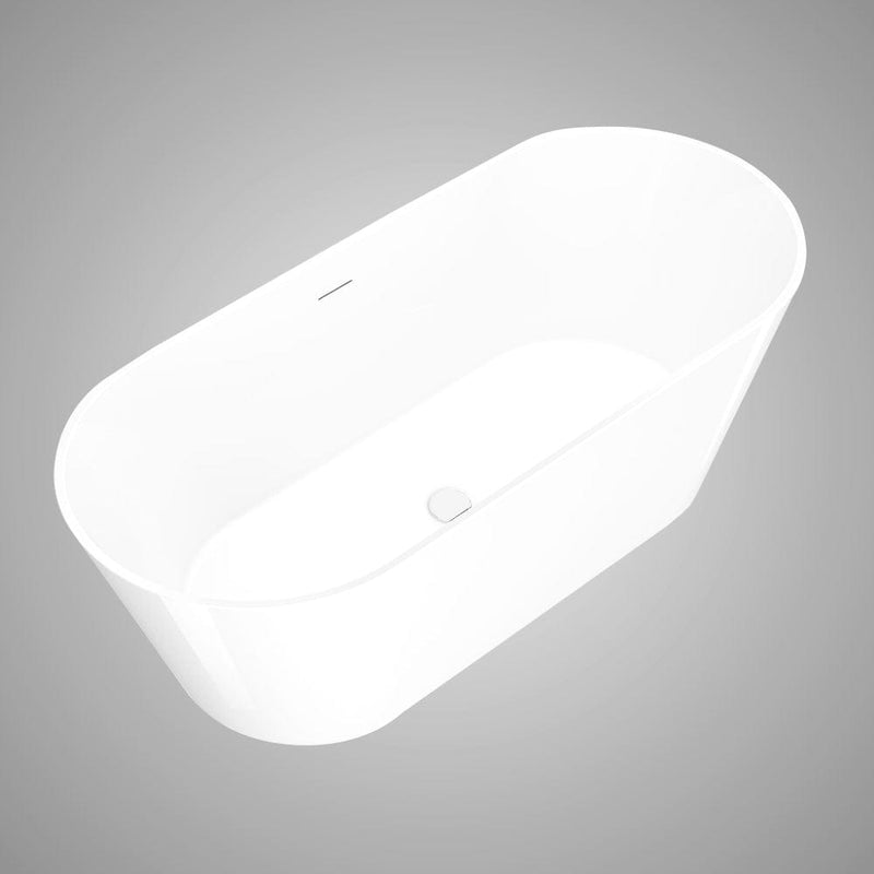 59" Wilmington Acrylic Freestanding Tub with Insulation