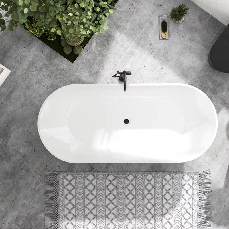 59" Wilmington Acrylic Freestanding Tub with Insulation