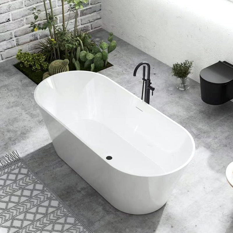 59" Wilmington Acrylic Freestanding Tub with Insulation