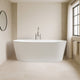 Magnus 158368 60" Extra Wide Brynn Acrylic Freestanding Tub With Insulation