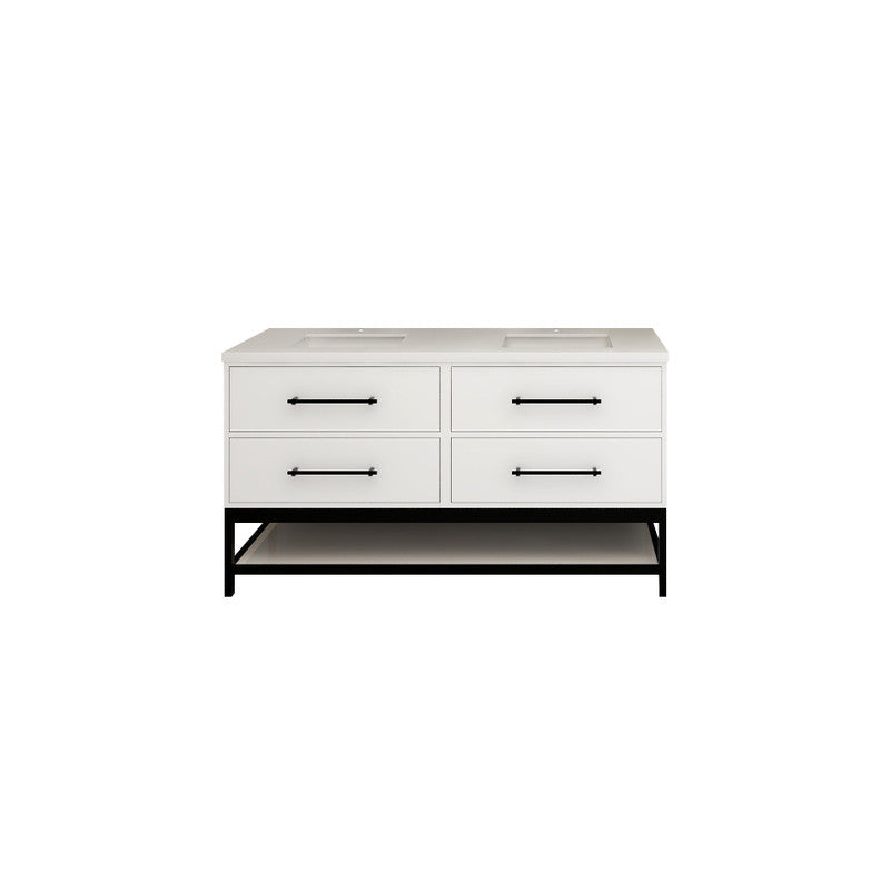 Moreno Bath VICTORIA-FM Victoria Freestanding Open Shelf Bathroom Vanity 24" - 84"
