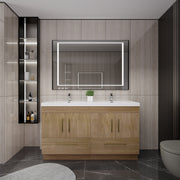 Moreno Bath ELSA60DDFS Elsa 60" Freestanding Double Vanity With Reinforced Acrylic Double Sink Top - view 14