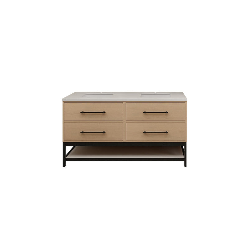 Moreno Bath VICTORIA-FM Victoria Freestanding Open Shelf Bathroom Vanity 24" - 84"