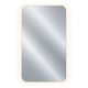 Afina RM-616-P-RA-LED Radiance 16" W x 26" H Frameless Rectangular Polished Radius Edge Wall Mirror with LED Backlighting