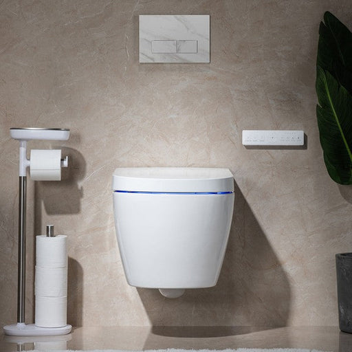 Trone STV7216 Vivenza Wall-Hung Smart Bidet Toilet with Auto Flush, Heated Seat and Dryer