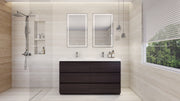 Moreno Bath FSANG60D Angeles 60" Freestanding Bathroom Vanity Set with Double Acrylic Sinks - view 14