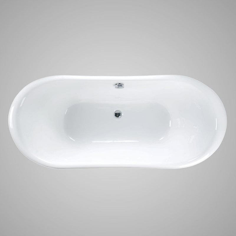Magnus 101864 66" Bellaire Cast Iron Skirted Bateau Tub - view 4