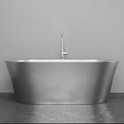 Magnus 158089 66" Landon Double Walled Stainless Steel Freestanding Tub - view 3