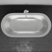 Magnus 158089 66" Landon Double Walled Stainless Steel Freestanding Tub - view 5