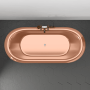 Magnus 139009 66" Monrovia Copper Double-Slipper Roll-Top Pedestal Tub - view 4
