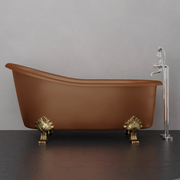Magnus 117093 67" Allons Copper Slipper Clawfoot Tub - Lion Feet - view 3