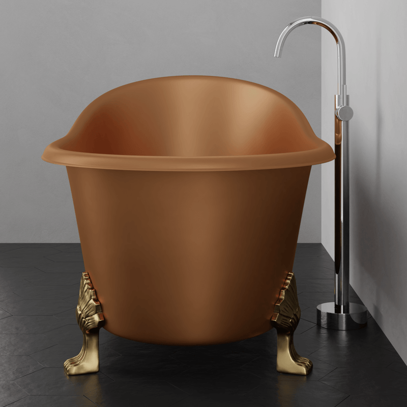 Magnus 117093 67" Allons Copper Slipper Clawfoot Tub - Lion Feet - view 4