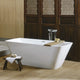 Magnus 157805 67" Levy Extra Wide Acrylic Freestanding Tub With Insulation