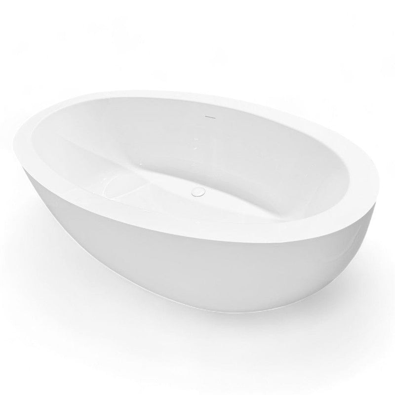 Magnus 157799 67" Scott Extra Wide Acrylic Freestanding Tub With Insulation
