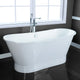 Magnus 101878 67" Tomball Cast Iron Skirted Bateau Tub