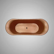 Magnus 150725 68" Sullivan Copper Double Slipper Hammered Bathtub - view 3