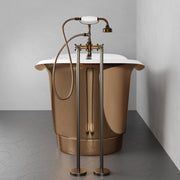 Magnus 150721 68" Tanner Copper Double Slipper Smooth Bathtub - view 5