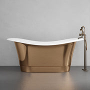 Magnus 150721 68" Tanner Copper Double Slipper Smooth Bathtub - view 2