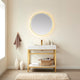 Vinnova 702536-BG-SMB Funes 36" Single Sink Bath Vanity in Brushed Gold Metal Support