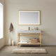 Vinnova 702548-BG-SMB Funes 48" Single Sink Bath Vanity in Brushed Gold Metal Support