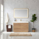 Vinnova 703048-NO-WH Huesca 48" Single Sink Bath Vanity in North American Oak