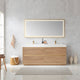 Vinnova 703072-NO-WH Huesca 72" Double Sink Bath Vanity in North American Oak