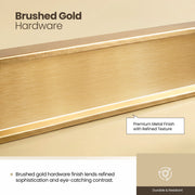 Vinnova 703130-NO-WH Palencia 30" Single Sink Wall-Mount Bath Vanity in North American Oak with White Composite Integral Square Sink Top - view 11