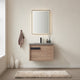 Vinnova 703230-NO-WK Carcastillo 30" Single Sink Bath Vanity in North American Oak with Grey Sintered Stone Top