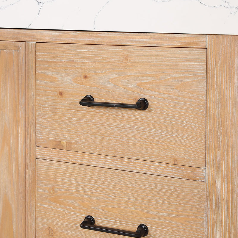 Vinnova 703848-FN-LW León 48" Free-standing Single Bathroom Vanity in Fir Wood Brown