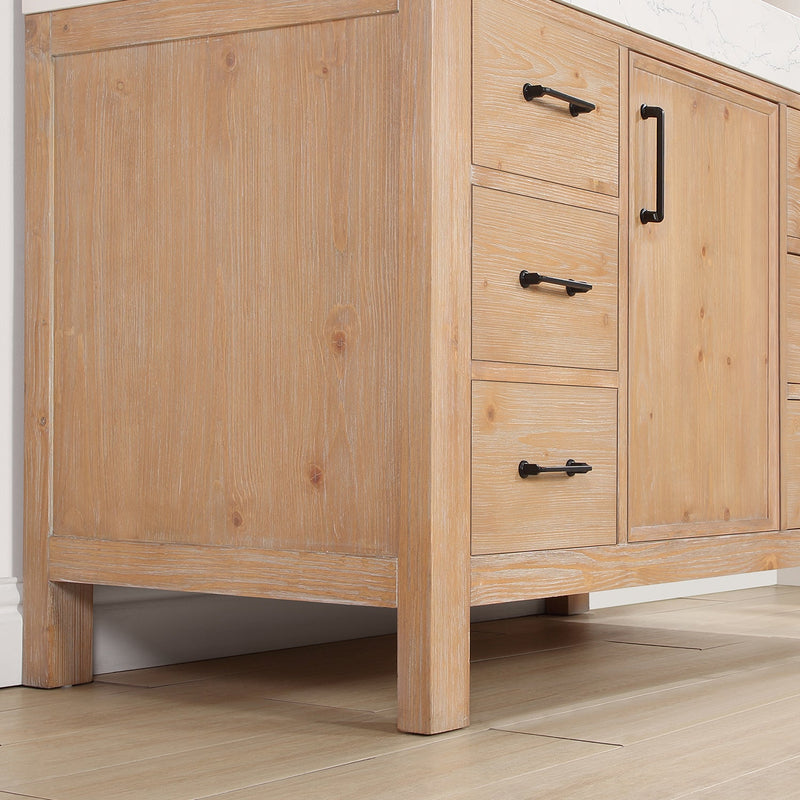 Vinnova 703848-FN-LW León 48" Free-standing Single Bathroom Vanity in Fir Wood Brown