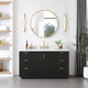 Vinnova 704160-FB-LW-NM Cadiz 60" Free-standing Single Bathroom Vanity in Fir Wood Black