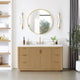 Vinnova 704160-WA-LW-NM Cadiz 60" Free-standing Single Bathroom Vanity in Washed Ash Grey