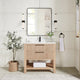 Vinnova 704336-AN-GW Vitre 36" Single Sink Bath Vanity in Aged Natural Oak