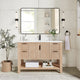 Vinnova 704348-AN-GW Vitre 48" Single Sink Bath Vanity in Aged Natural Oak