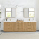 Vinnova 7049108-WA-PQ Santarem 108" Combined Double Bath Vanity in Washed Ash Grey