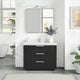Vinnova 704942-OK-PQ Santarem 42" Single Bath Vanity in Oak Weathered Black