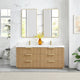 Vinnova 704972-WA-PQ Santarem 72" Double Bath Vanity in Washed Ash Grey