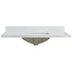 Vinnova 706143-CTP-GW Malaga 43" W x 22" D Composite Stone Vanity Top in Grain White